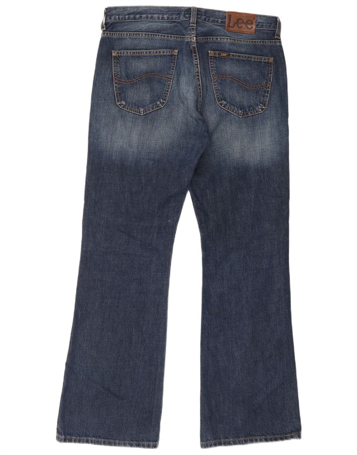 Lee Herre Denver Bootcut Jeans W36 L32 Marineblå Bomuld