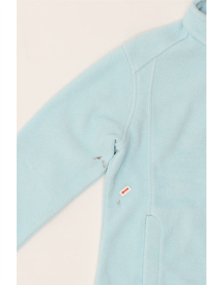 JACK WOLFSKIN Girls Fleece Jacket 9-10 Years Blue Polyester Vintage Jack Wolfskin and Second-Hand Jack Wolfskin from Messina Hembry 