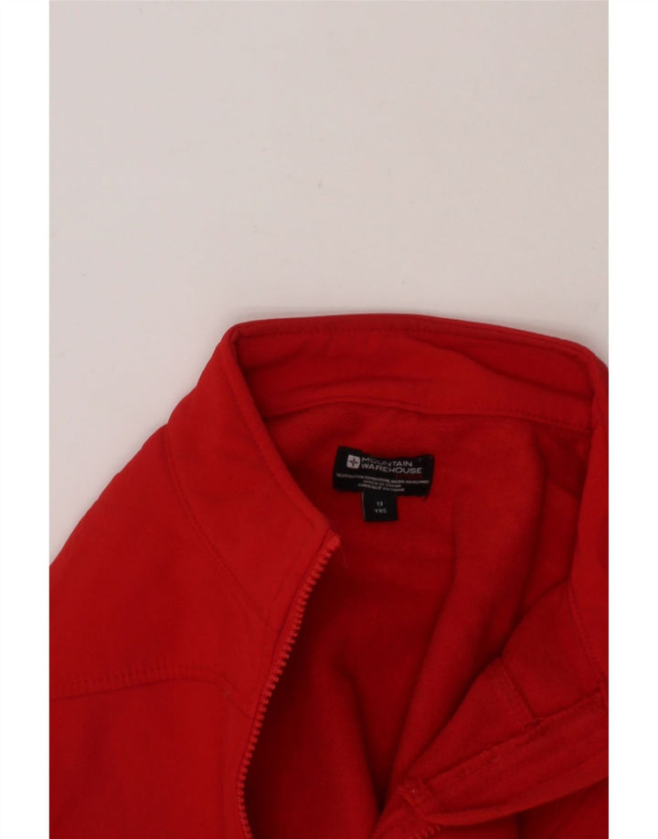 MOUNTAIN WAREHOUSE Boys Tracksuit Top Jacket 12-13 Years Red Polyester Vintage Mountain Warehouse and Second-Hand Mountain Warehouse from Messina Hembry 