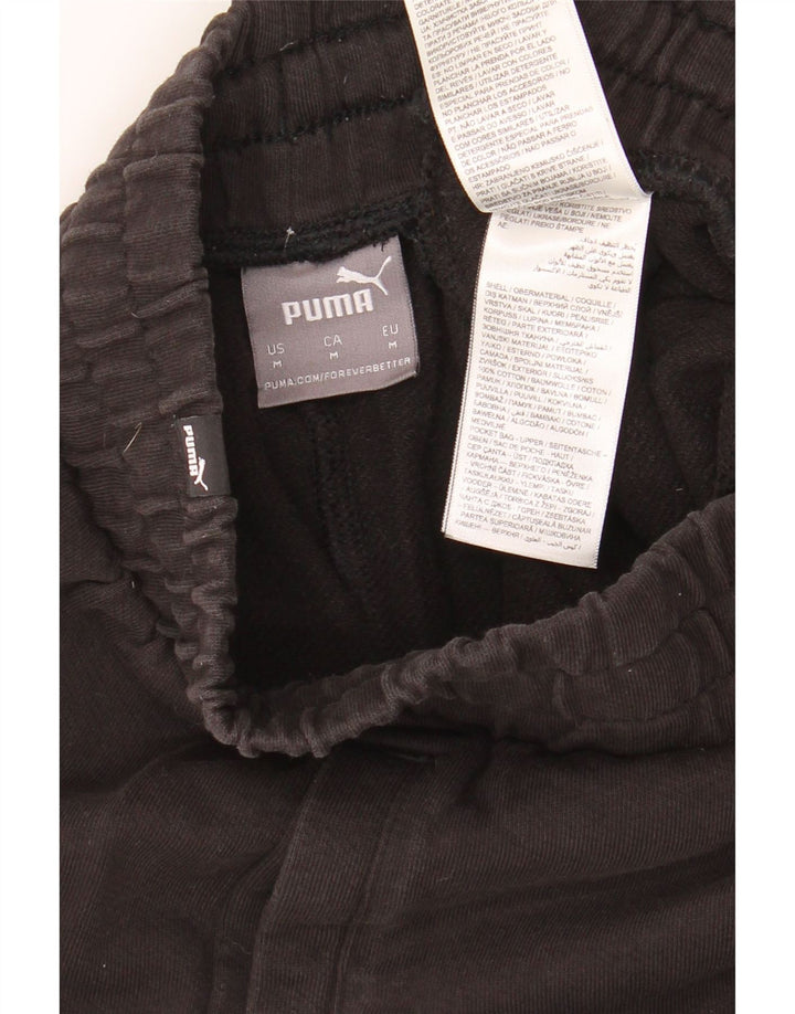 PUMA Mens Sport Shorts Medium  Black Cotton Vintage Puma and Second-Hand Puma from Messina Hembry 
