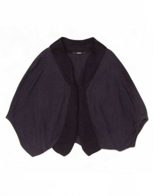Marks & Spencer Dame Poncho Jumper UK 14 Medium Navy Blue Colourblock