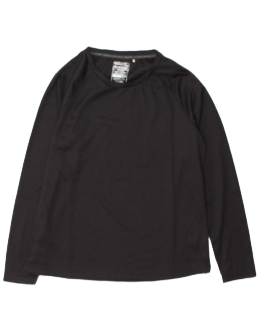 Mountain Warehouse Herre Top Langærmet UK 14 Stor Sort Polyester