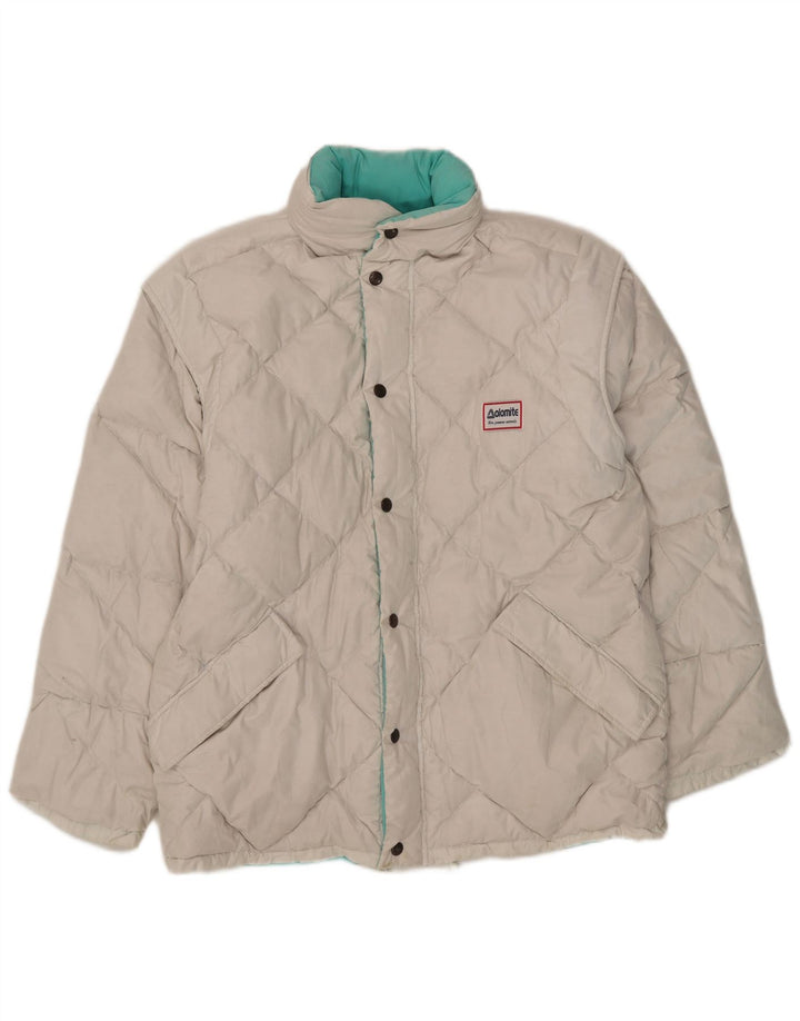 Dolomite Herre Hætte Vendbar Polstret Jakke UK 36 Small White Polyester