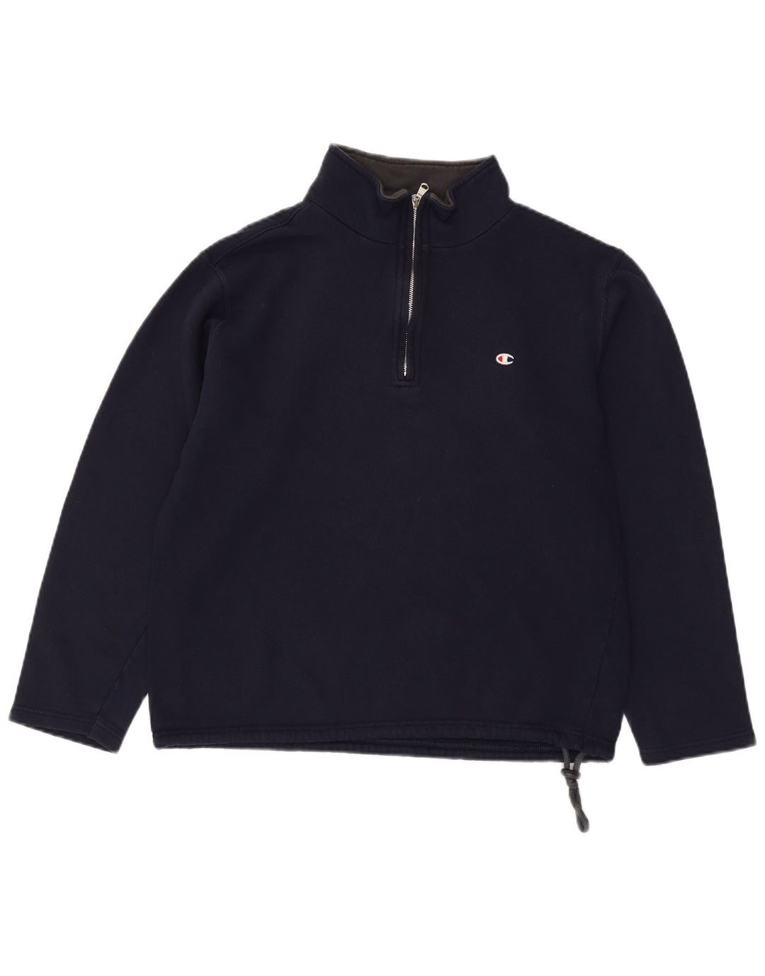 CHAMPION Sweatshirt med lynlås til mænd, medium marineblå bomuld