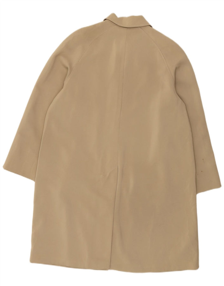 Marks & Spencer Dame Standard Fit Overfrakke UK 18 XL Beige Polyester