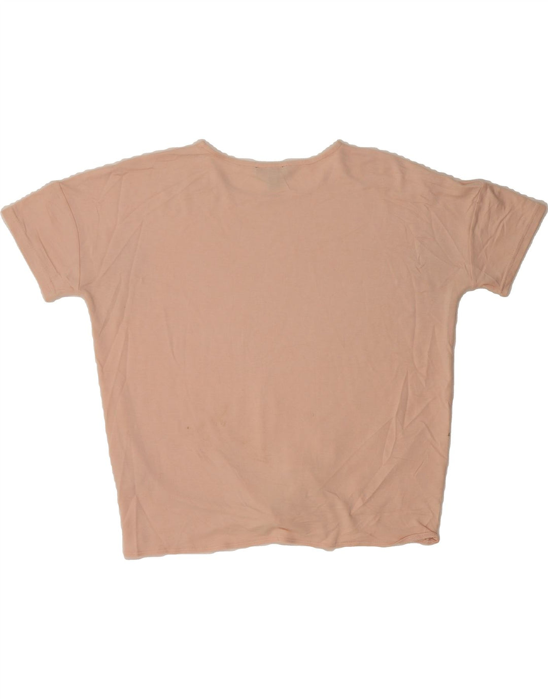 J. CREW Womens Oversized Front Tie T-Shirt Top UK 14 Medium Pink Viscose Vintage J. Crew and Second-Hand J. Crew from Messina Hembry 