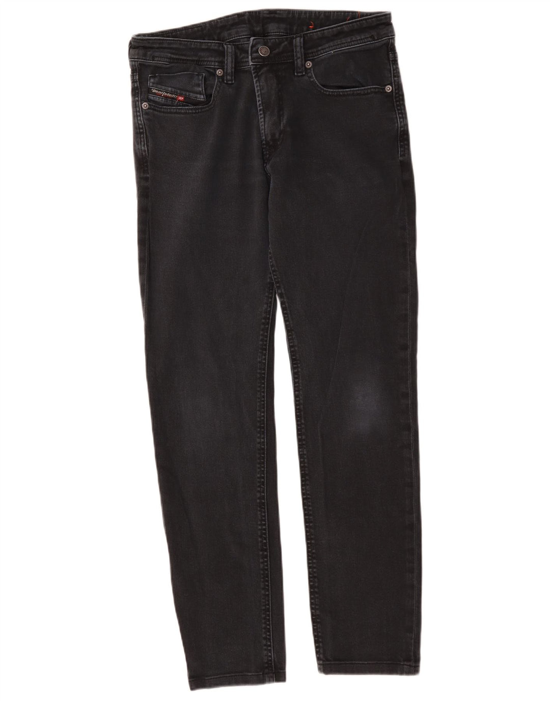 Diesel Dame Slim Jeans W30 L29 Sort Bomuld