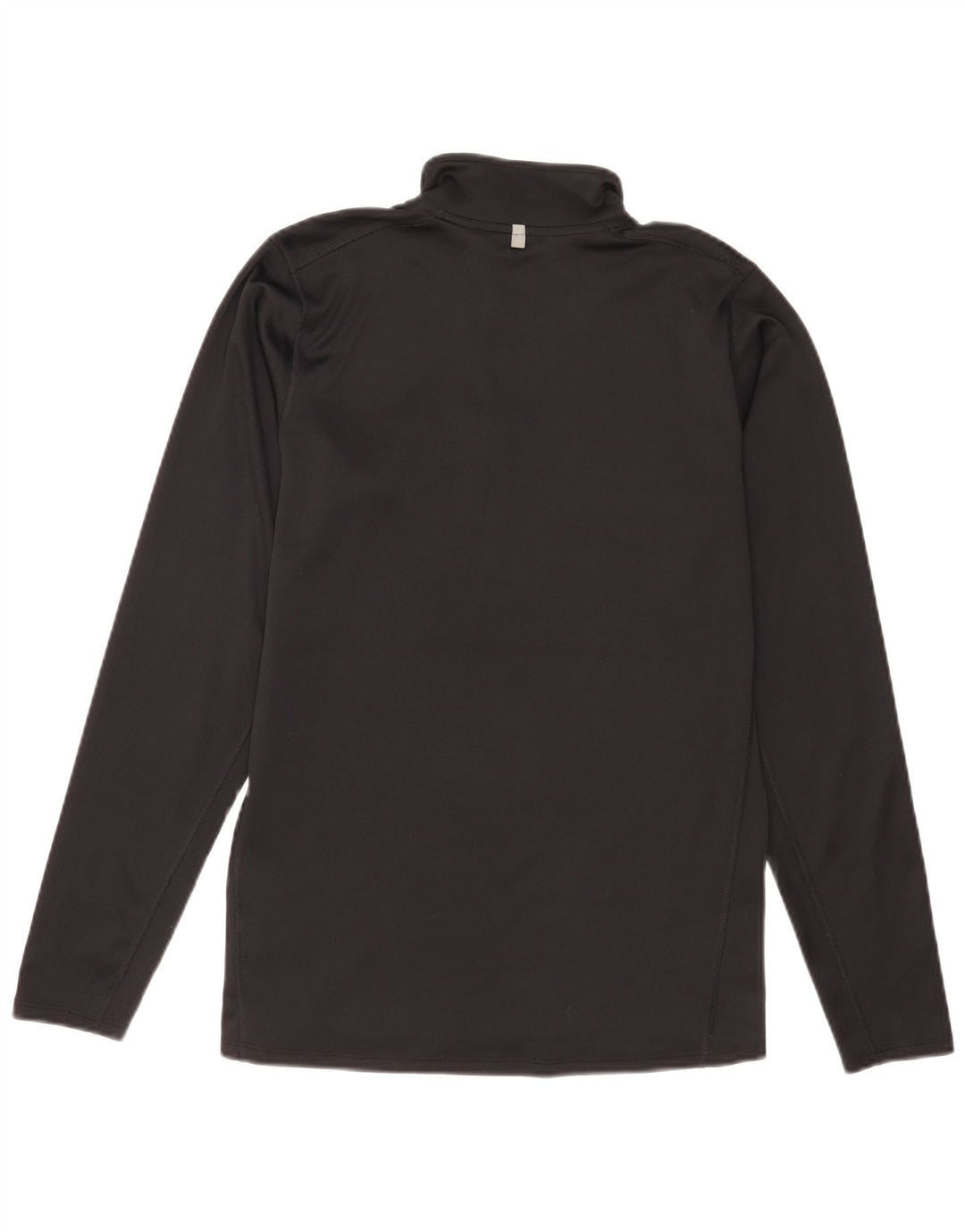 Nike Herre Running Zip Neck Top Langærmet Medium Sort Polyester