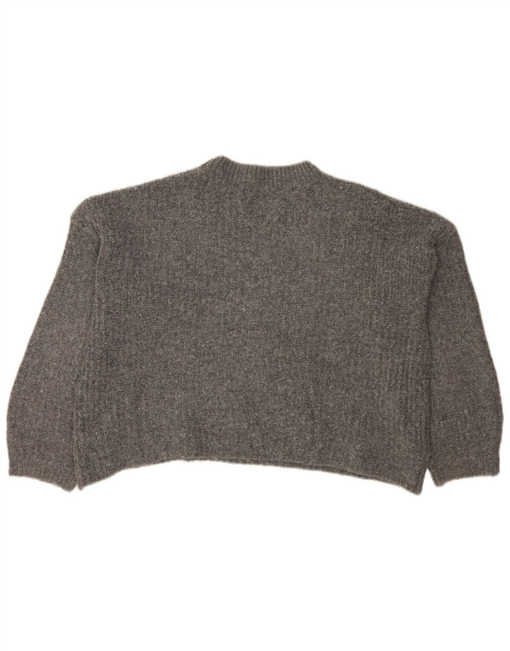 Marks & Spencer dame sweater med rund hals i overstørrelse UK 16 stor grå