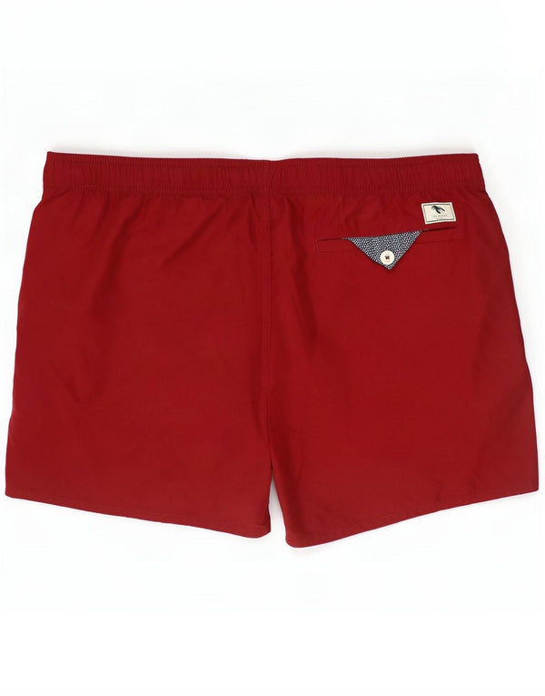 Ted Baker Mens Swimming Shorts Size 4 Large Burgundy Polyester