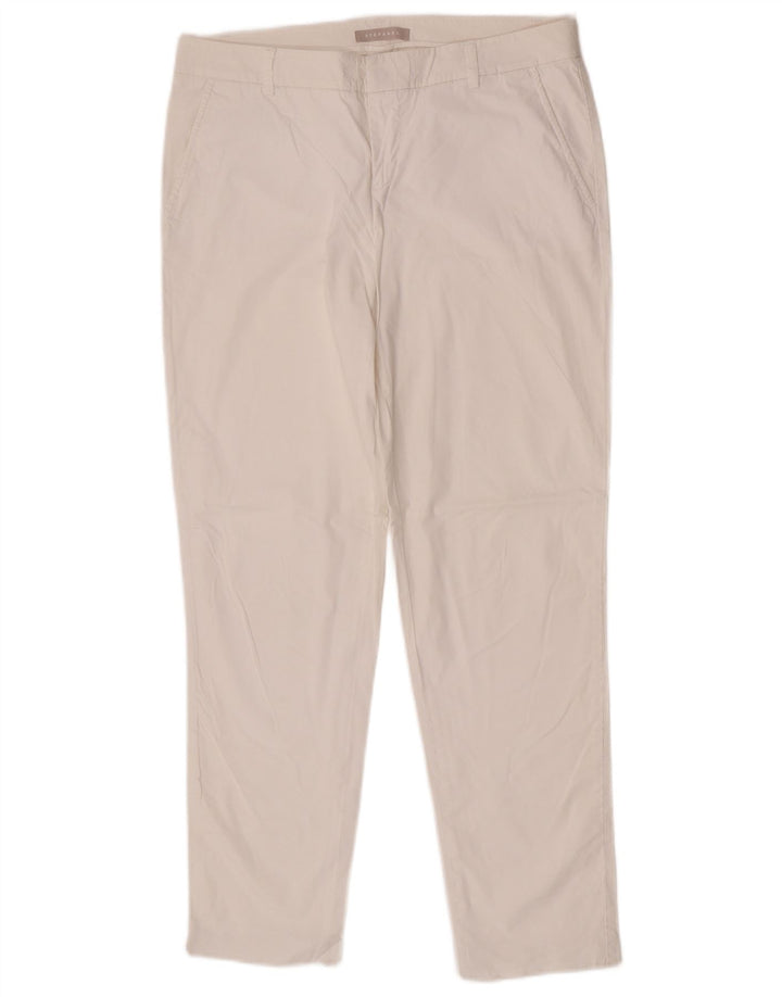 Stefanel Dame Slim Chino Bukser EU 40 Medium W42 L29 Hvid