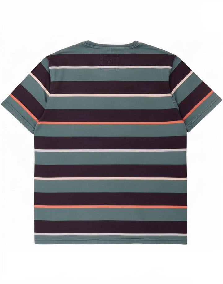 Fat Face Herre T-Shirt Top 2XL Blå Stribet Bomuld