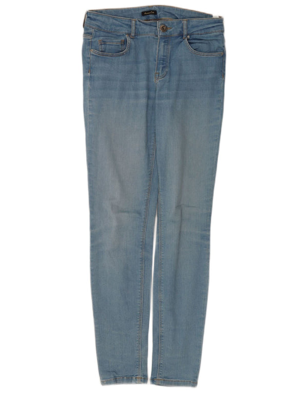 Massimo Dutti Dame Skinny Jeans EU 38 Small W28 L30 Blå Bomuld