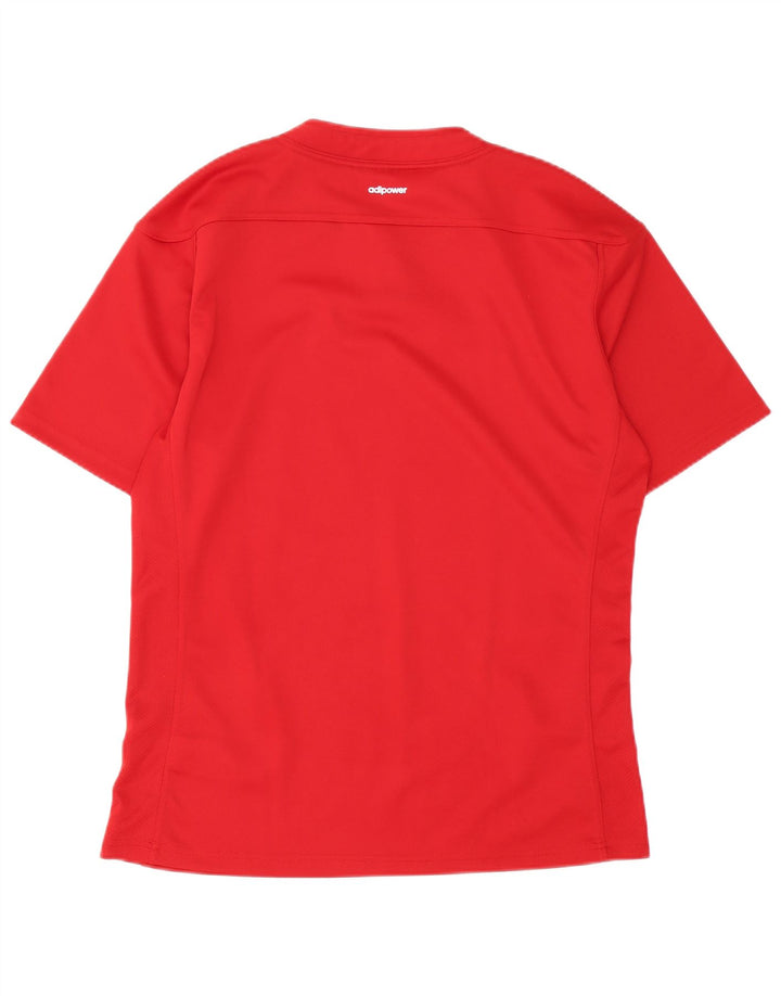 Adidas Herre Climacool T-Shirt Top Stor Rød Polyester