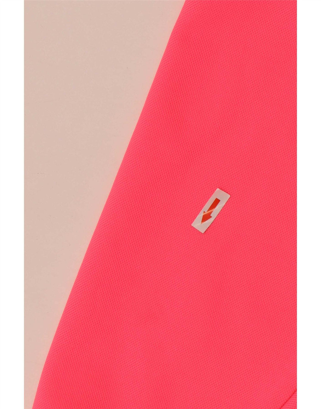 Zara Womens Crop Oversized hættetrøje med lynlås UK 14 Medium Pink Polyester