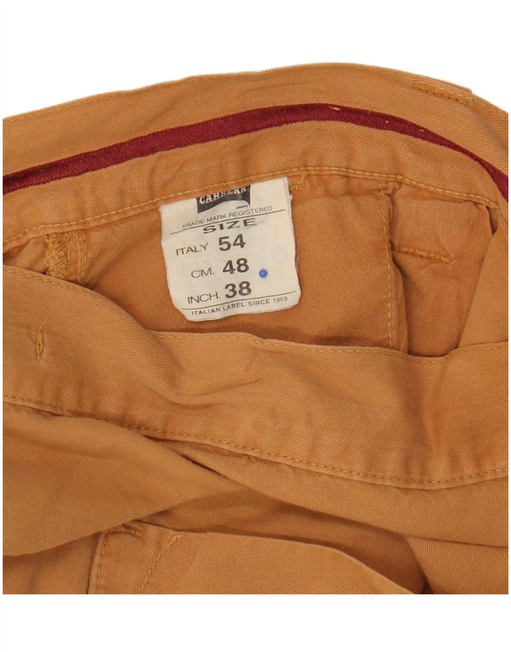 Carrera Herre Bermuda Shorts W38 XL Gul Bomuld