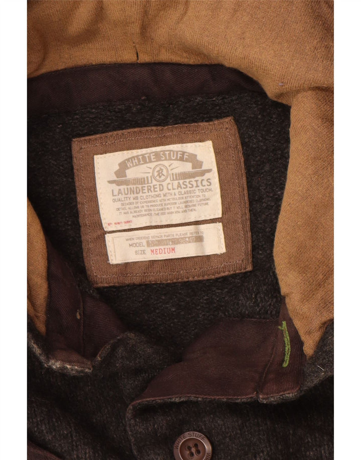 White Stuff Herre hættetrøje trøje mellemgrå uld