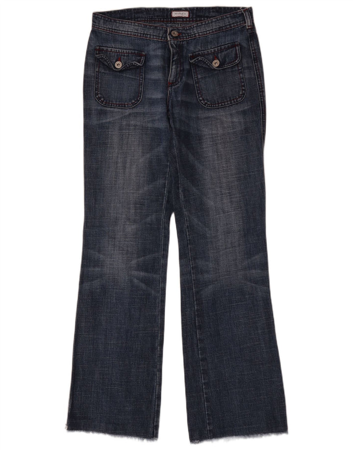 Max & Co. Dame Flared Jeans IT 42 Medium W30 L32 Blå Bomuld