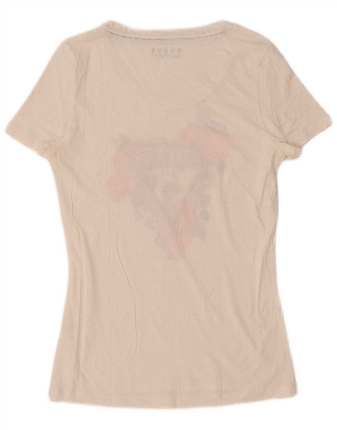 Guess Grafisk T-shirt top til kvinder UK 12 Medium White