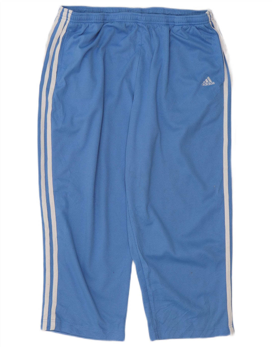 ADIDAS Capri træningsdragt bukser til kvinder UK 18 XL Blå polyester