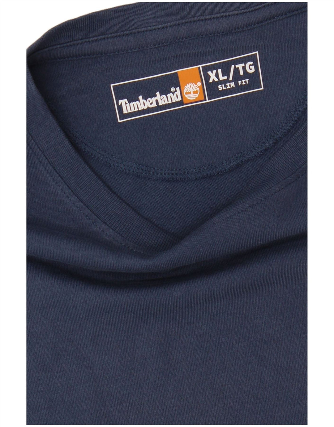 TIMBERLAND Mens Slim Fit T-Shirt Top XL Navy Blue