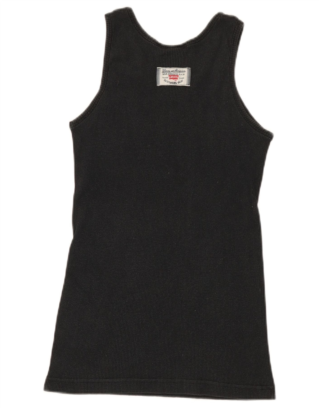 Levi's Damevest Top UK 12 Medium Sort Bomuld
