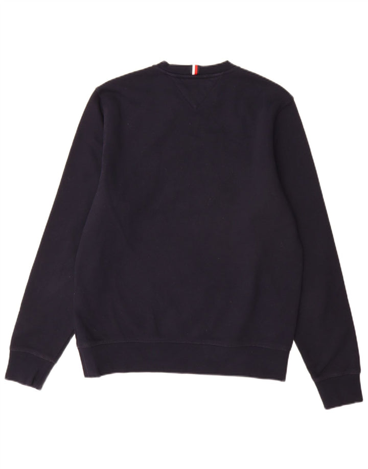 Tommy Hilfiger Grafisk sweatshirt til mænd, lille marineblå bomuld