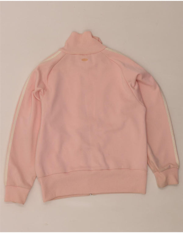 Adidas træningsdragt topjakke til kvinder UK 10 Small Pink Colourblock Polyester