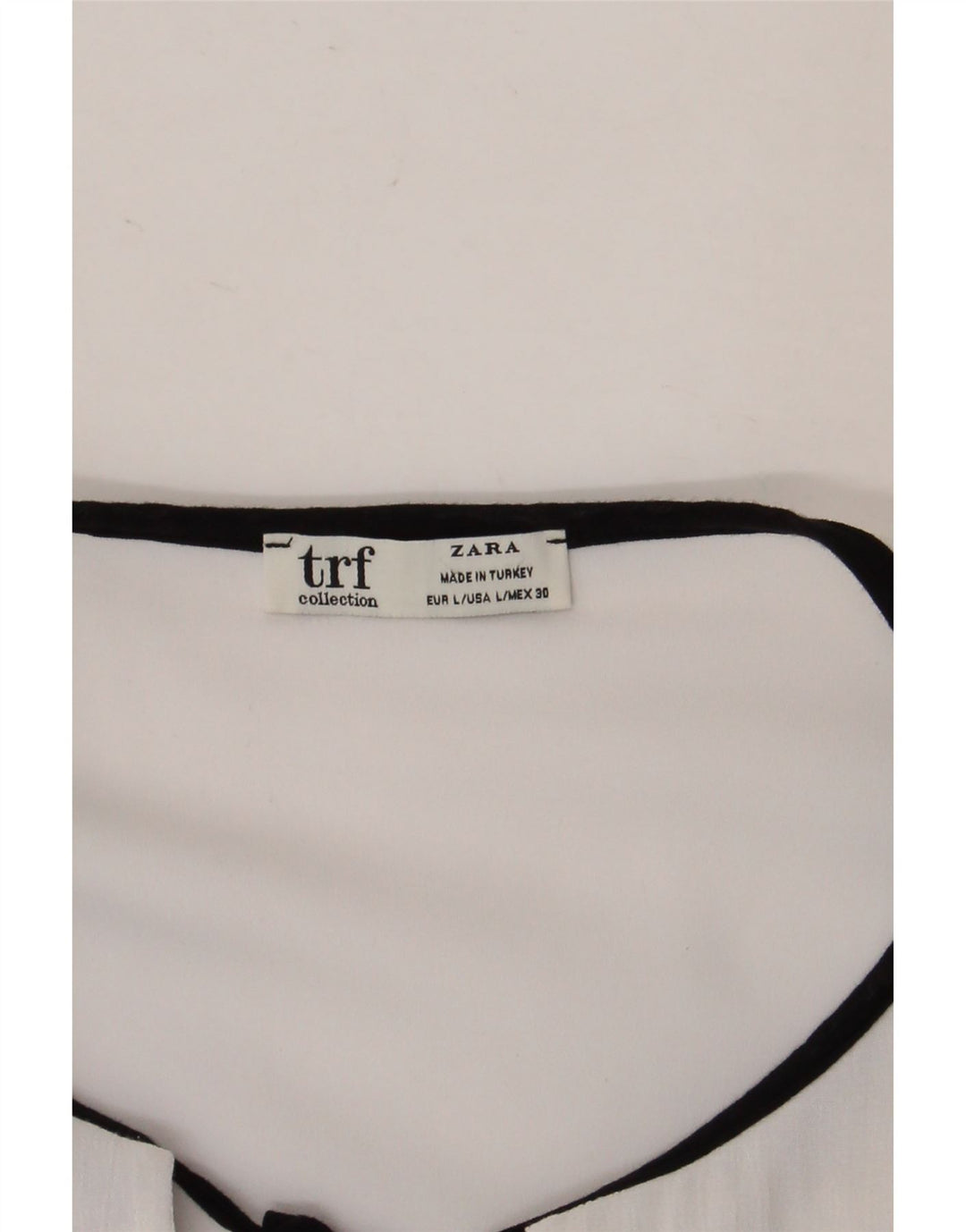 Zara Dame Bluse Top UK 16 Large White