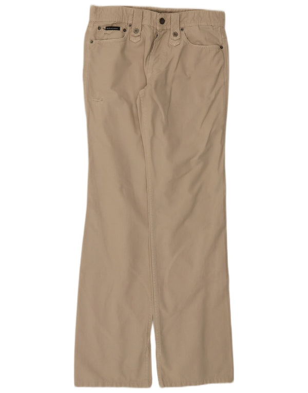 Dolce & Gabbana Straight Casual Bukser til mænd W32 L34 Beige Bomuld