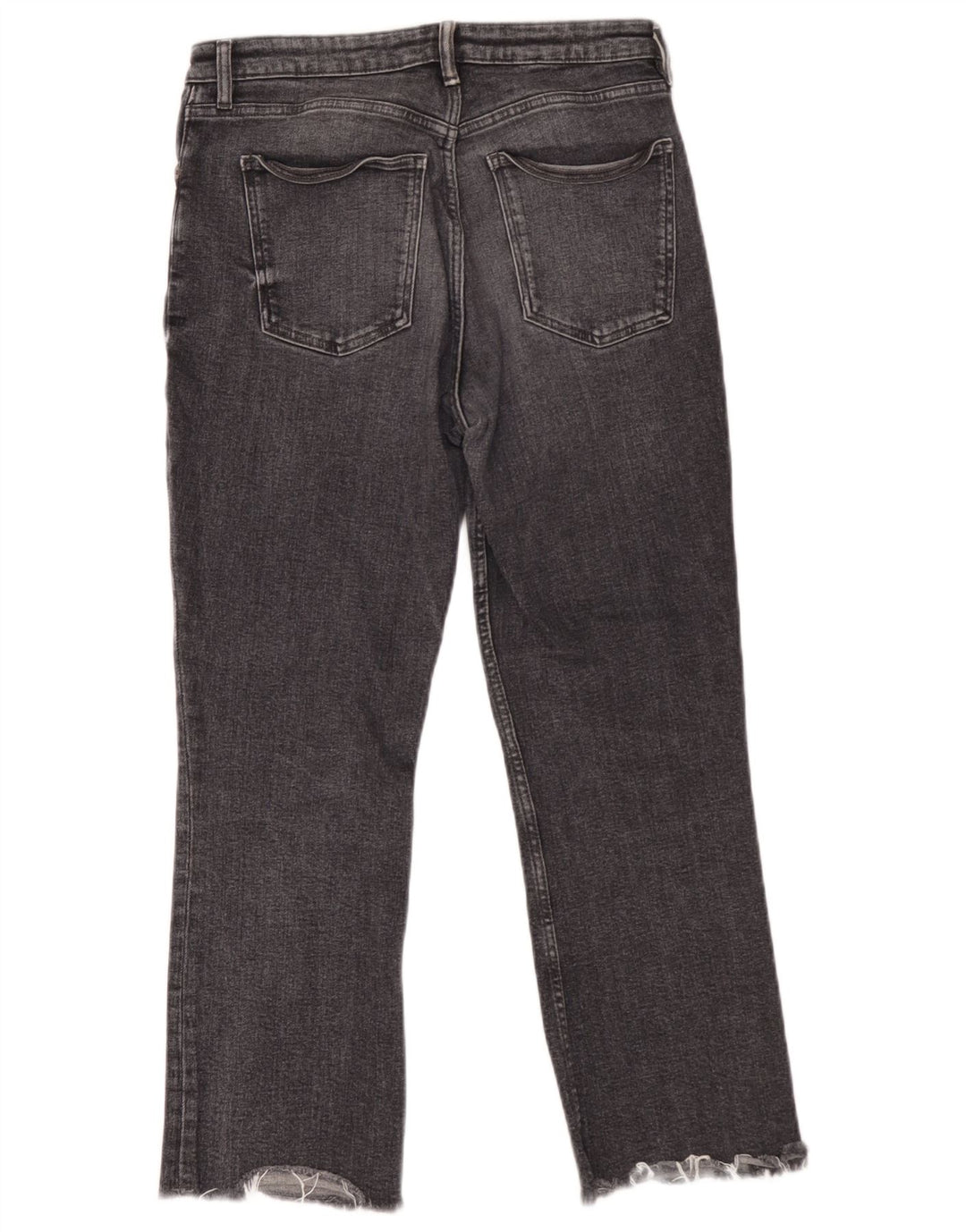 Zara Straight Jeans til kvinder EU 40 Medium W30 L26 Grå