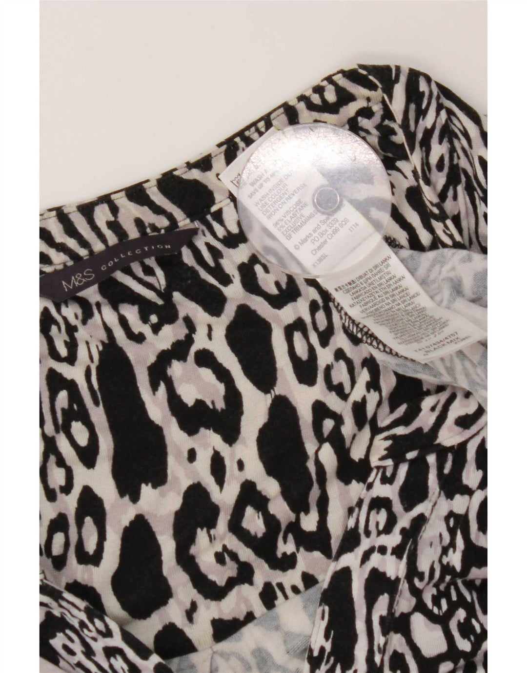 Marks & Spencer Damebluse Top UK 20 2XL Flerfarvet dyreprint