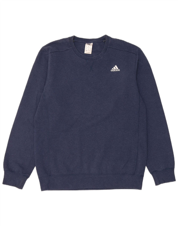 Adidas sweatshirt til mænd Medium marineblå bomuld