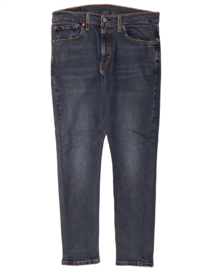 Levi's Womens 512 Slim Tapered Jeans W32 L30 Blå Bomuld
