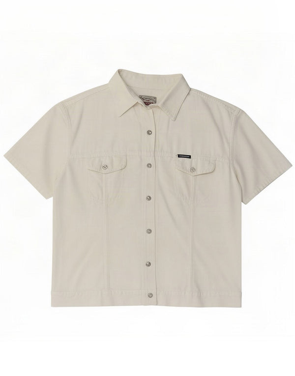 Carrera Girls Belle Shirt 13-14 år XL Hvid Bomuld
