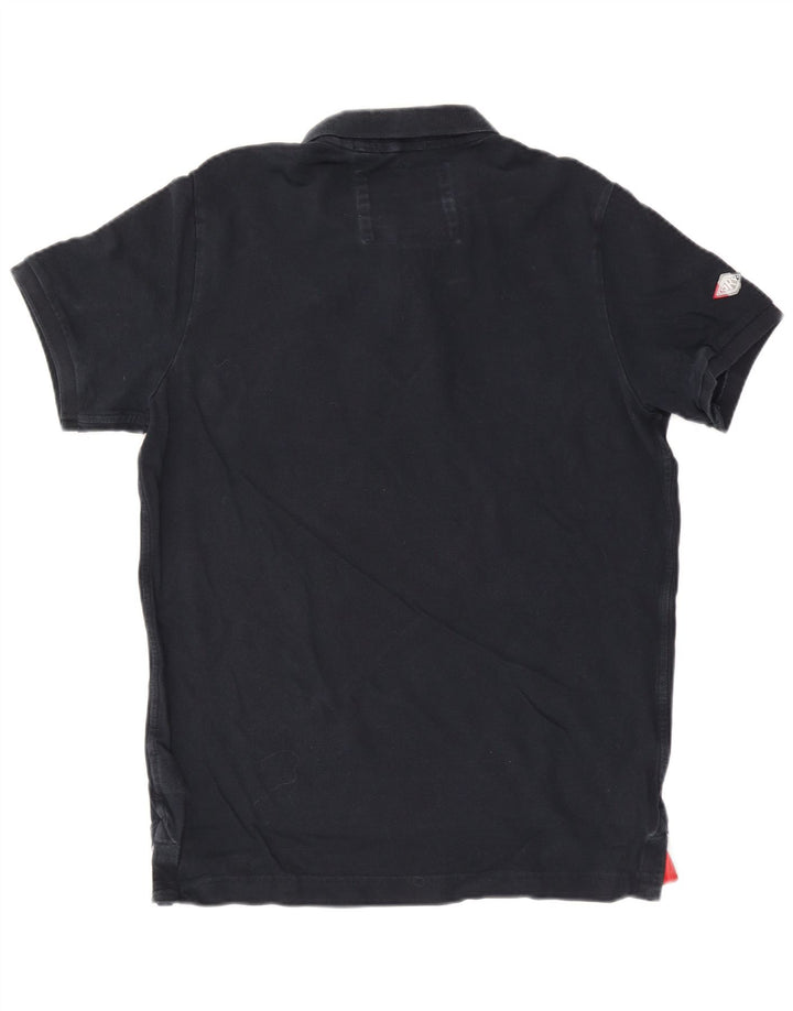 Superdry herre poloshirt 2XL marineblå bomuld
