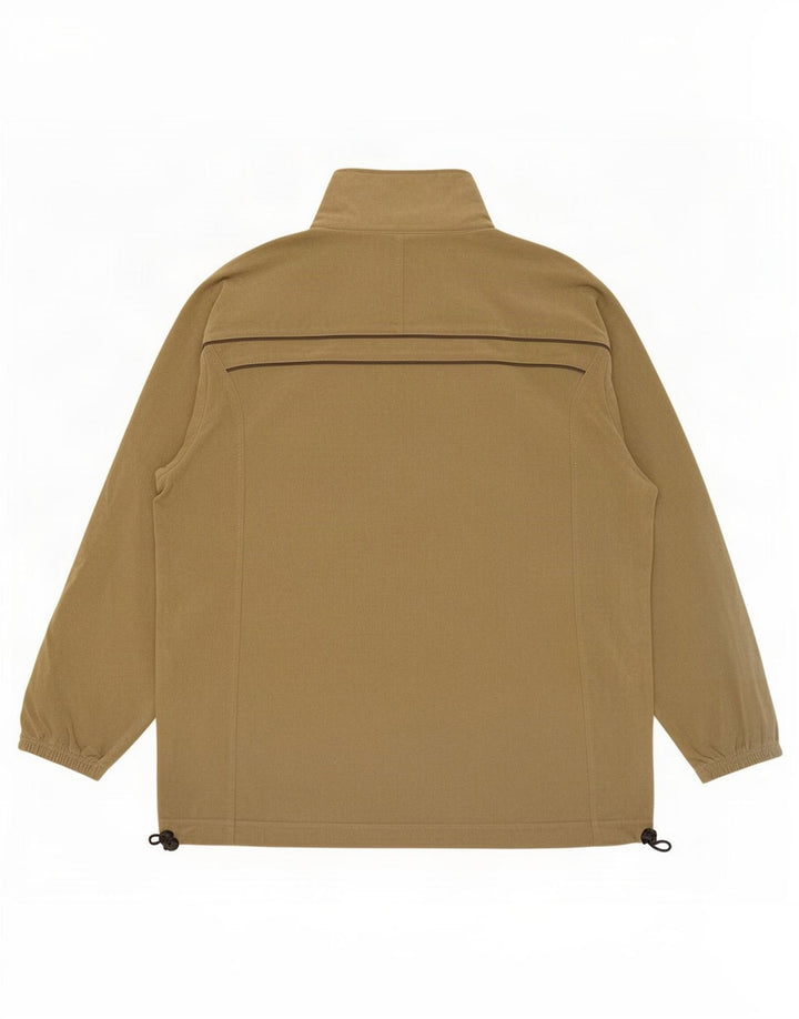 Asics Herre Velour Træningsdragt Top Jakke Stor Khaki Polyester