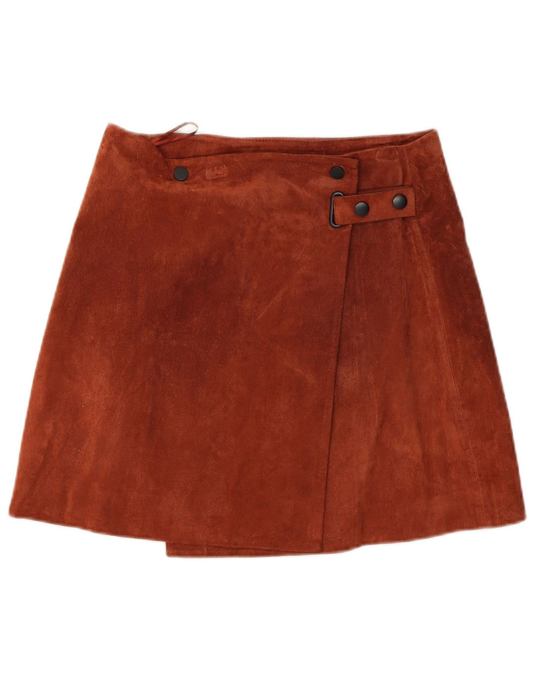 Mango Dame Ruskind Wrap Nederdel Lille W26 Brun