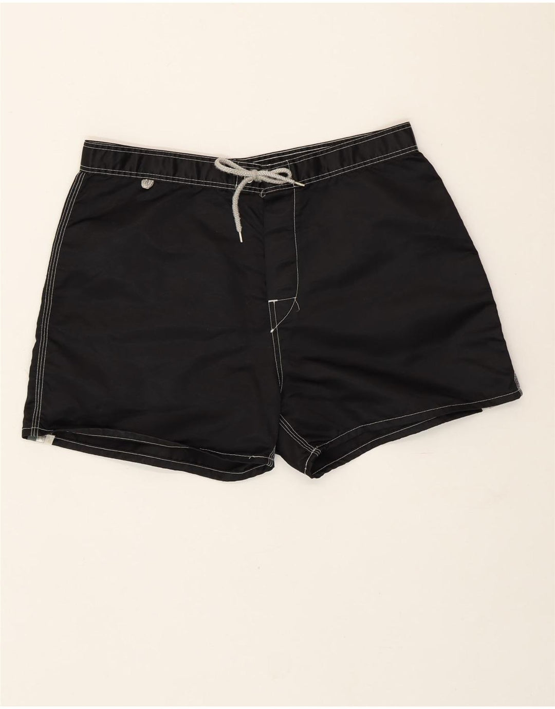 Sundek Herre badeshorts Medium Sort Stribet Strand