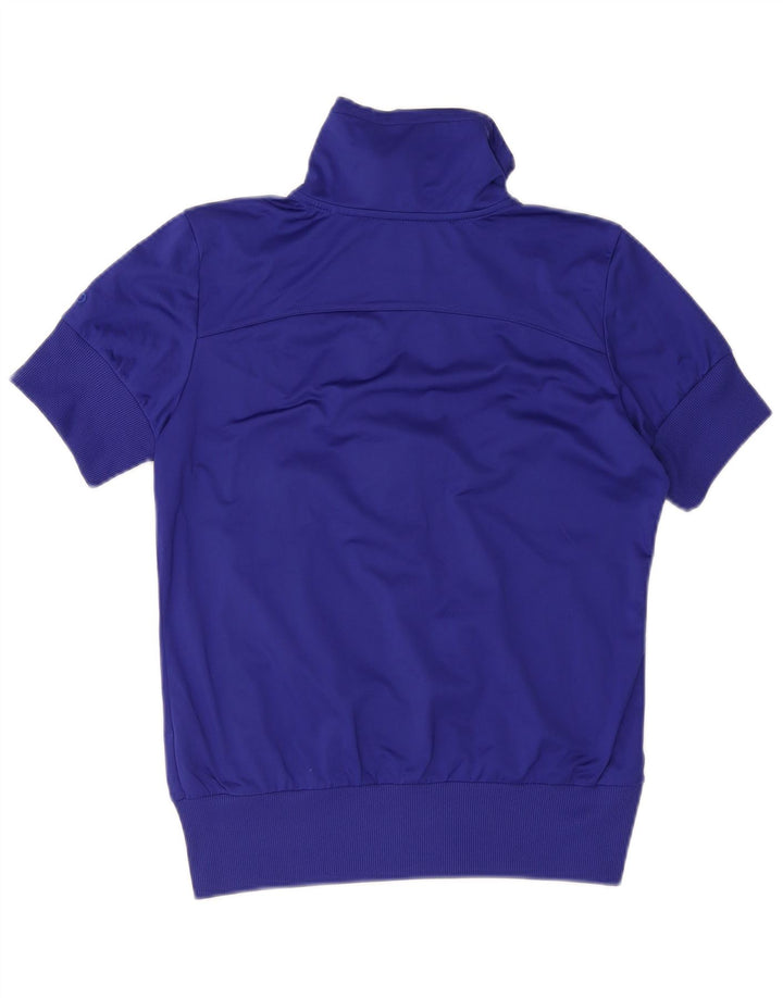 Nike træningsdragt topjakke til kvinder UK 14 Medium Navy Blue Colourblock
