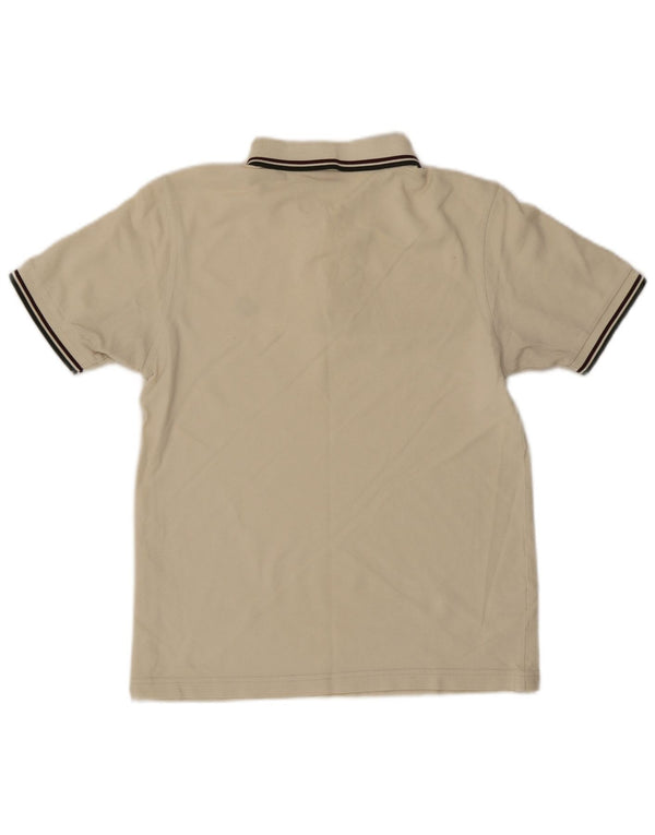 Fred Perry Herre Slim Fit Polo Shirt Medium Off White Bomuld