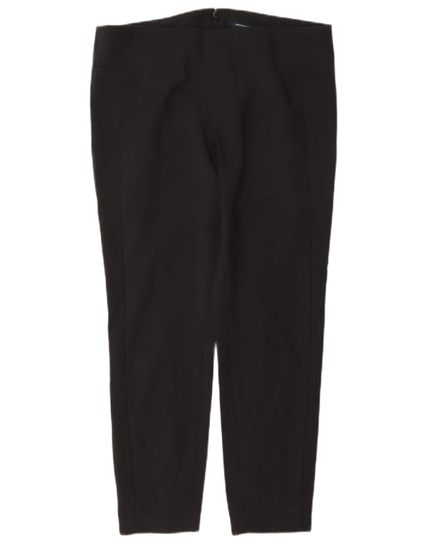 French Connection Dame tilspidsede Casual Bukser UK 12 Medium W34 L27 Sort