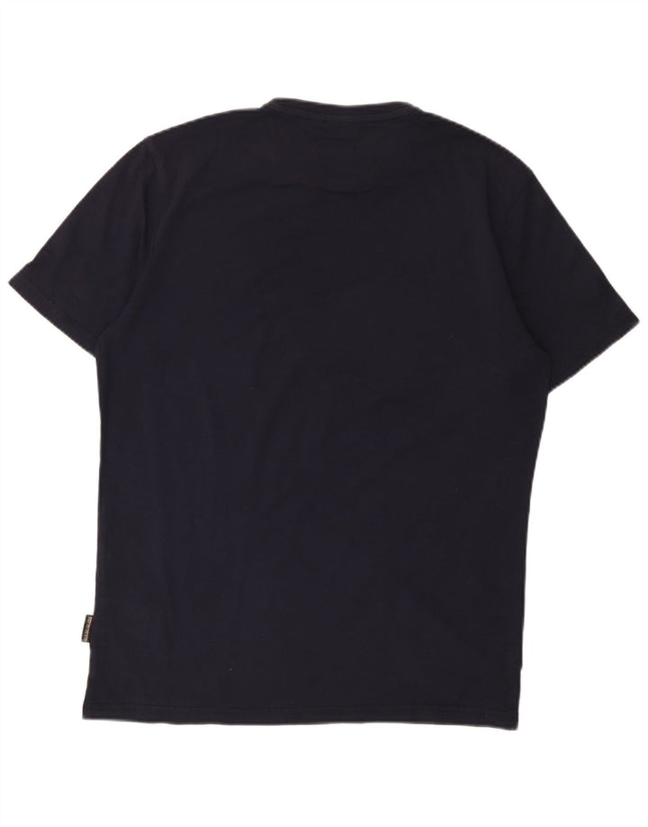 Napapijri Herre Geographic T-Shirt Top Medium Navyblå Bomuld