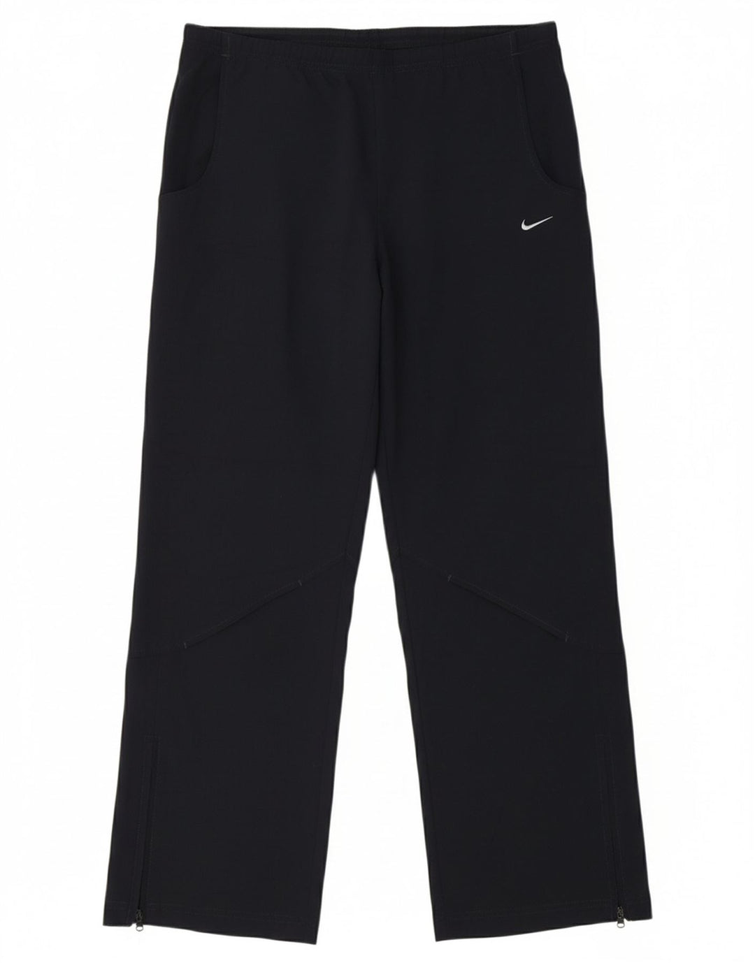 NIKE Girls Tracksuit Trousers 13-14 Years Large  Black Polyester