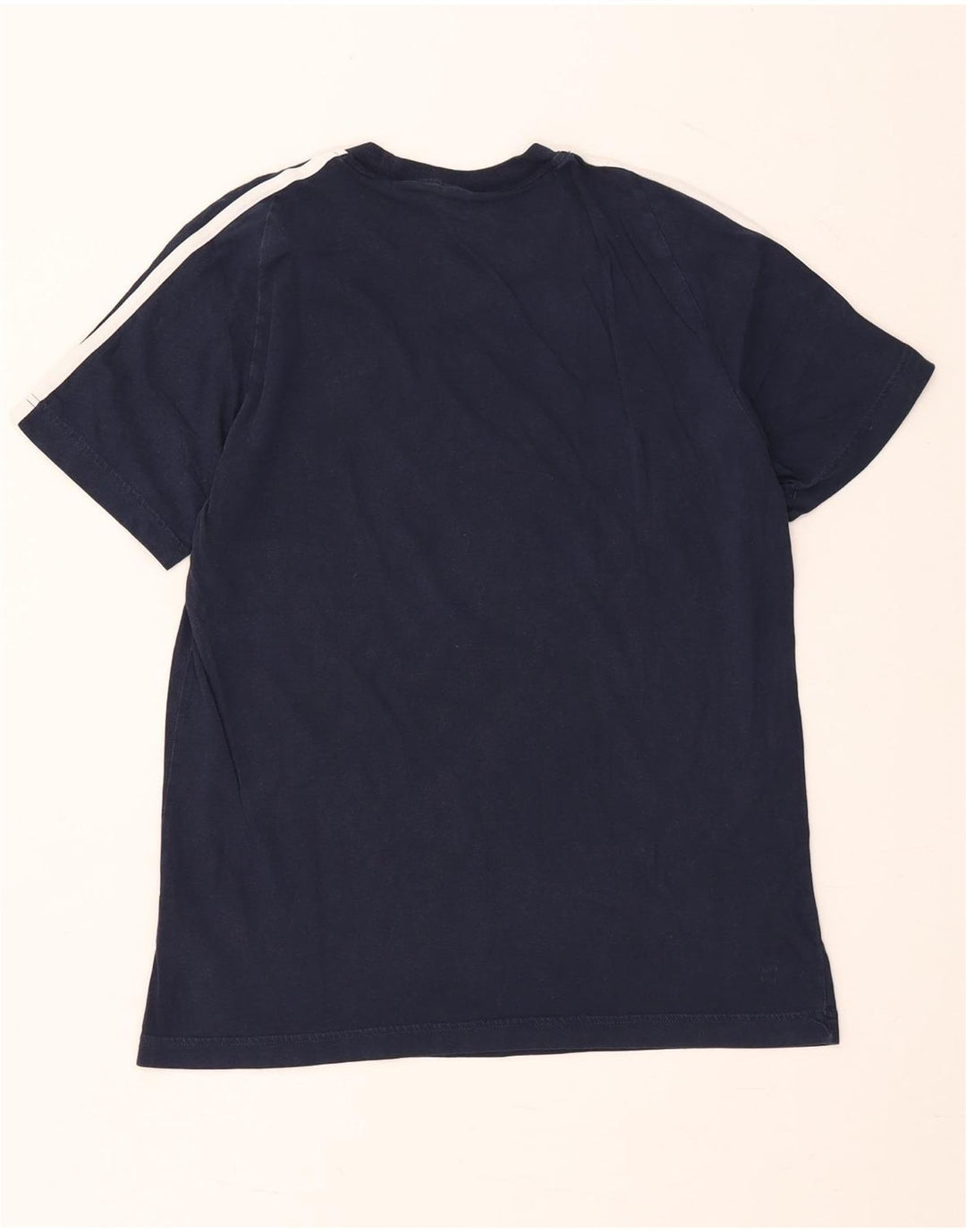 Adidas herre T-shirt top mellem marineblå bomuld