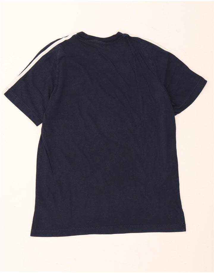 Adidas herre T-shirt top mellem marineblå bomuld