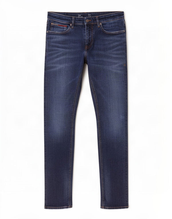 Tommy Hilfiger Herre Scanton Slim Jeans W32 L32 Blå Bomuld