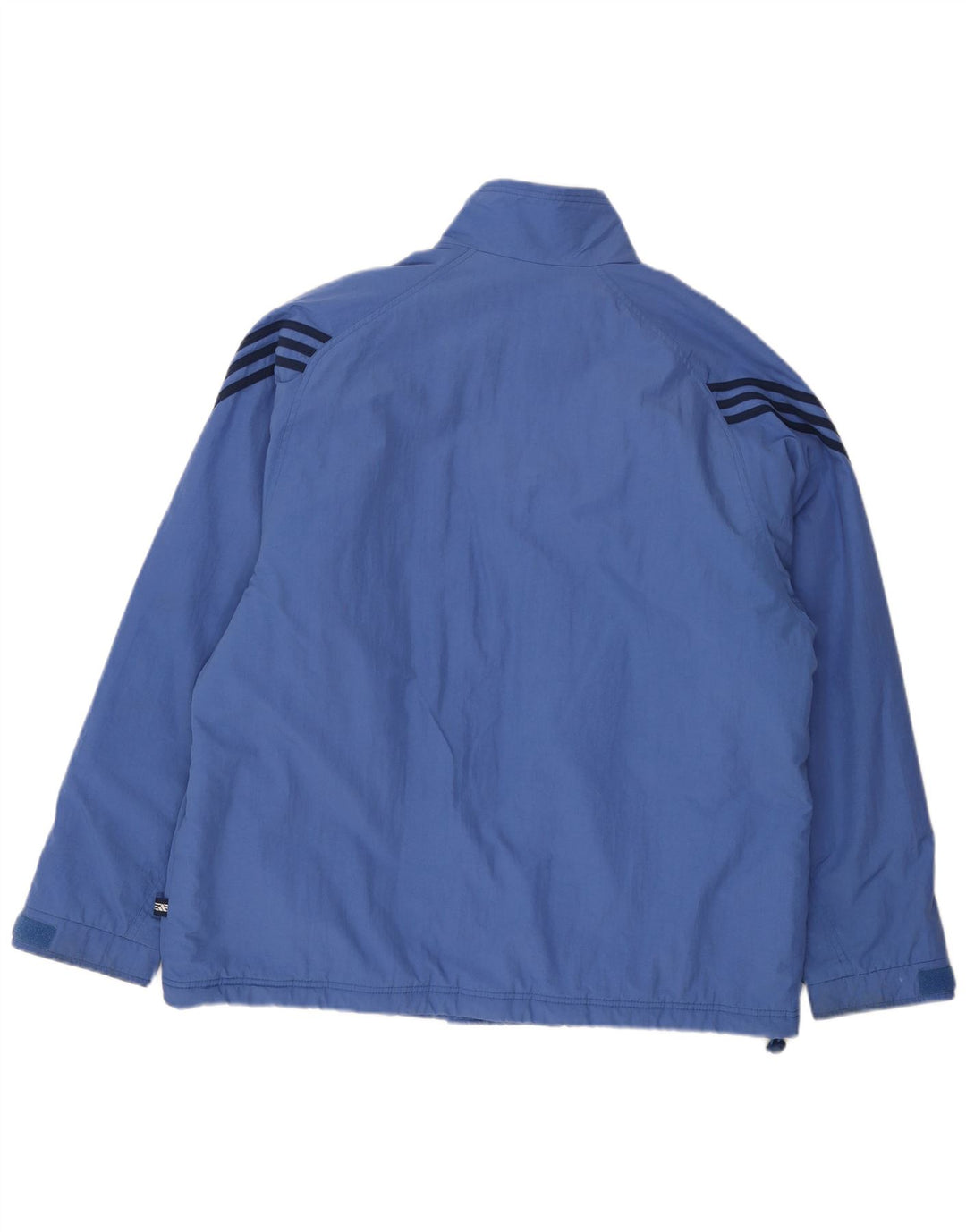 Adidas Herre Windbreaker Jacket UK 42/44 Large Blue Polyester