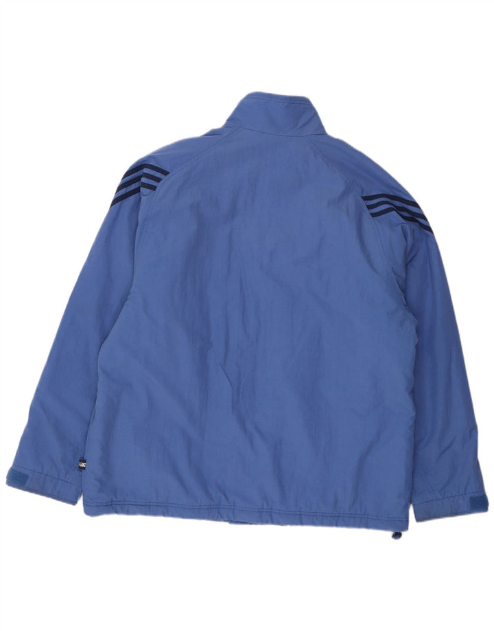 Adidas Herre Windbreaker Jacket UK 42/44 Large Blue Polyester