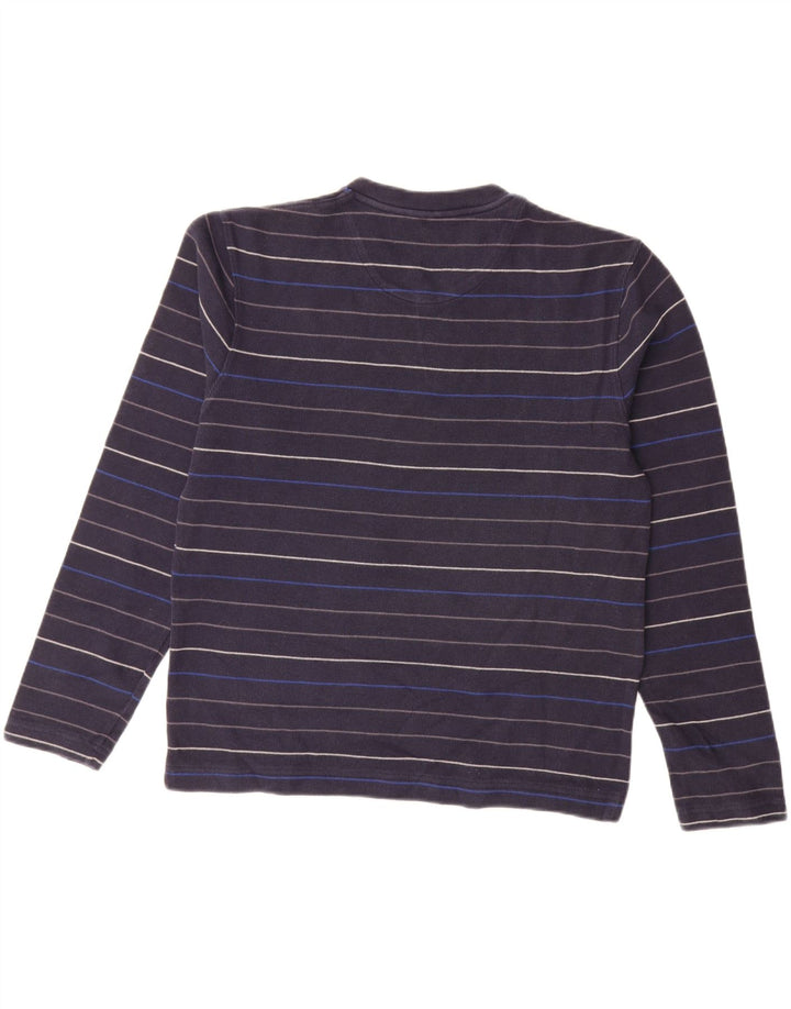 MARKS & SPENCER Herre V-hals sweater UK 38/40 Medium Navy Blue